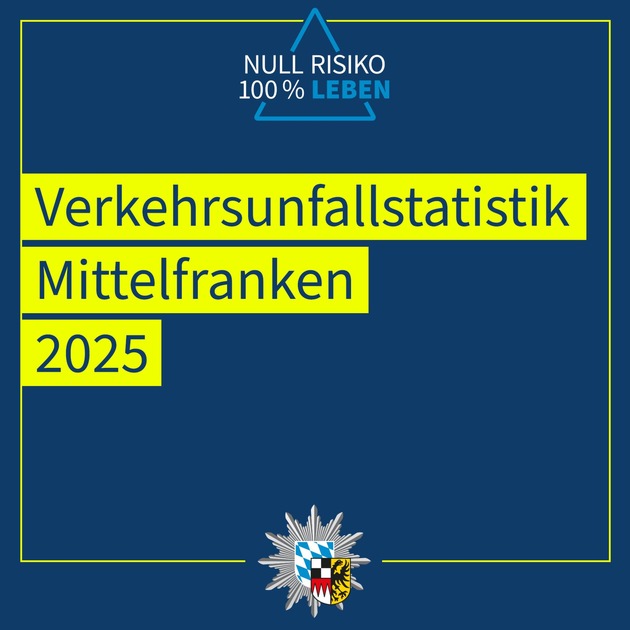 POL-MFR: (183) Vorstellung der Verkehrsunfallstatistik Mittelfranken 2025 - Einladung zu ergänzendem Pressegespräch und Hinweis auf Social-Media-Kampagne
