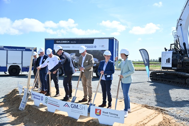 THW HH MV SH: Spatenstich für THW-Neubau in Tönning
