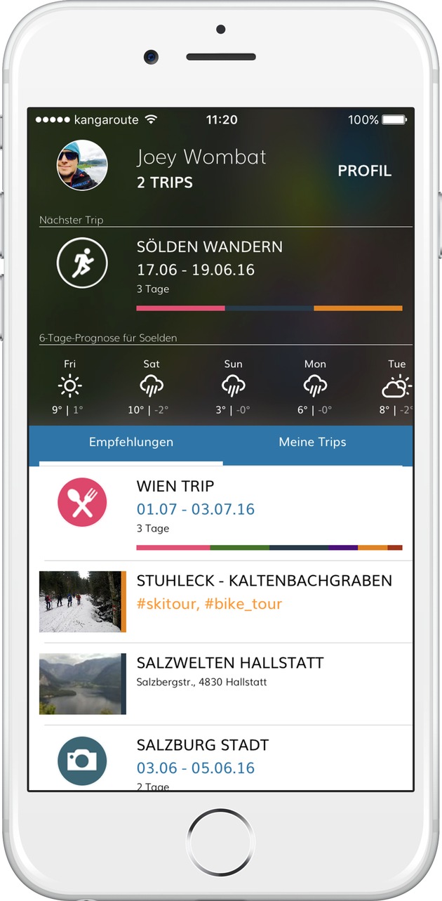 Freizeit maßgeschneidert - kangaroute - BILD