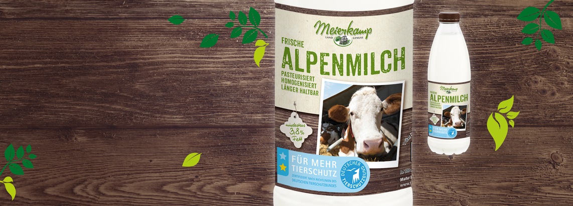 ALDI führt zertifizierte Milch mit Tierschutzlabel ein