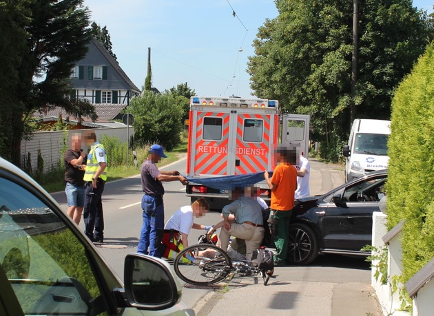 POL-RBK: Burscheid/Wermelskirchen - drei verletzte Radfahrer