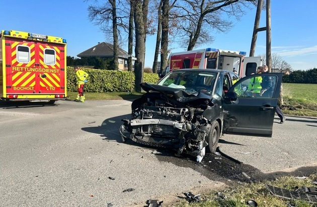 FW Bocholt: Feuerwehr und Rettungsdienst der Stadt Bocholt gleich mehrfach im Einsatz