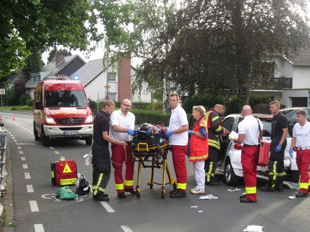 FW-MH: Verkehrsunfall mit mehreren Verletzten