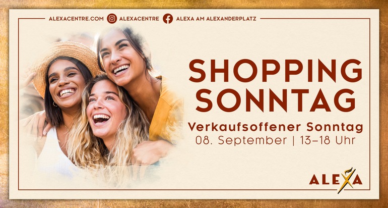 Pressemitteilung: Das ALEXA bietet Sonntagsshopping zur IFA Berlin