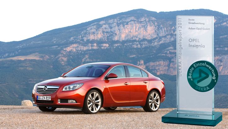Dekra Mängelreport 2011: Opel Insignia ist Spitze bei der Qualität (mit Bild)