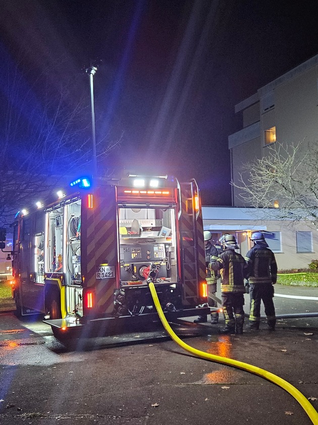 FW-Radolfzell: Wohnungsbrand auf der Mettnau