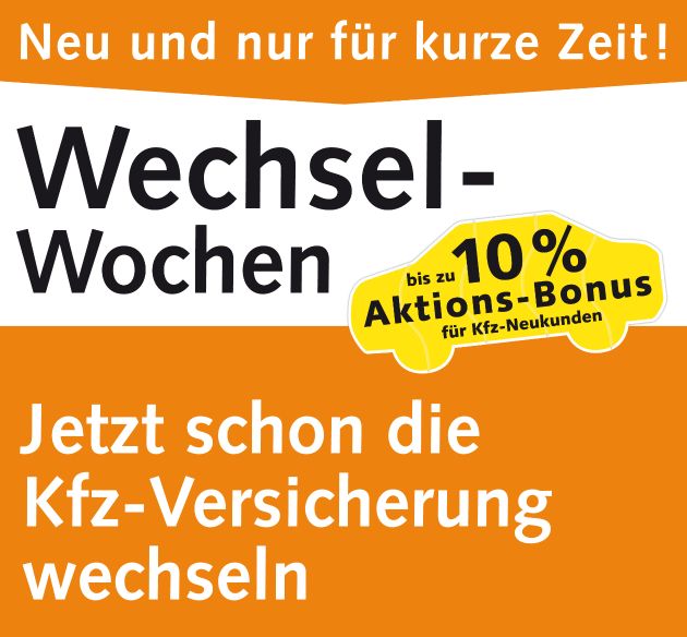 Kraftfahrtversicherung: Wechsel-Wochen bei AXA und DBV-Winterthur / Wer sich jetzt schon für eine neue Autoversicherung ab 1. Januar 2009 entscheidet, kann bis zu 10 Prozent sparen