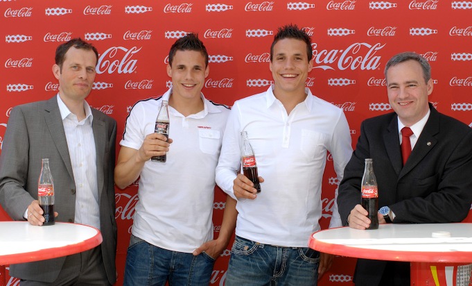 &quot;Football on the Coke Side of Life&quot; mit Johan Djourou, David und Philipp Degen