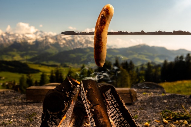 Eiger, Mönch und Bratwurst: Schweizer Neuheit bringt Bergpanorama auf den Grill