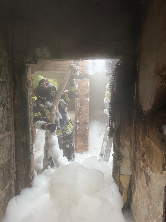 FW-Schermbeck: Starke Verrauchung in einem leerstehenden Gebäude