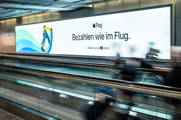 Bezahlen wie im Flug – Apple Pay sichtbar entlang der Customer Journey am Flughafen Frankfurt