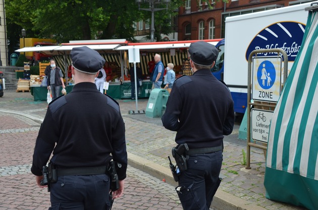 POL-STD: Ordnungsamt der Hansestadt Stade kontrolliert mit Unterstützung durch die Polizei die Einhaltung der Corona-Vorgaben