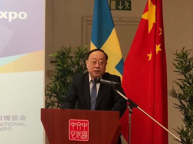 Sehr beliebt - Die 2. China International Import Expo Promotionskonferenz fand in Finnland und Schweden statt