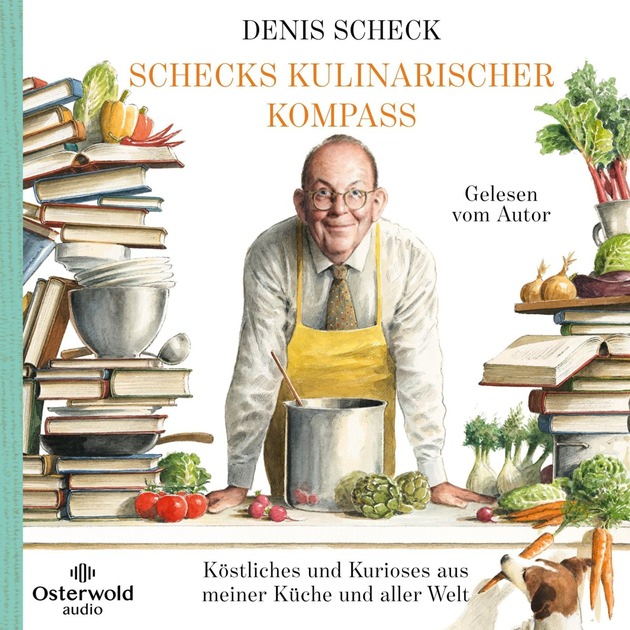 »Schecks kulinarischer Kompass«, eine auditive Reise in die Küche des bekanntesten Literaturkritikers Deutschlands