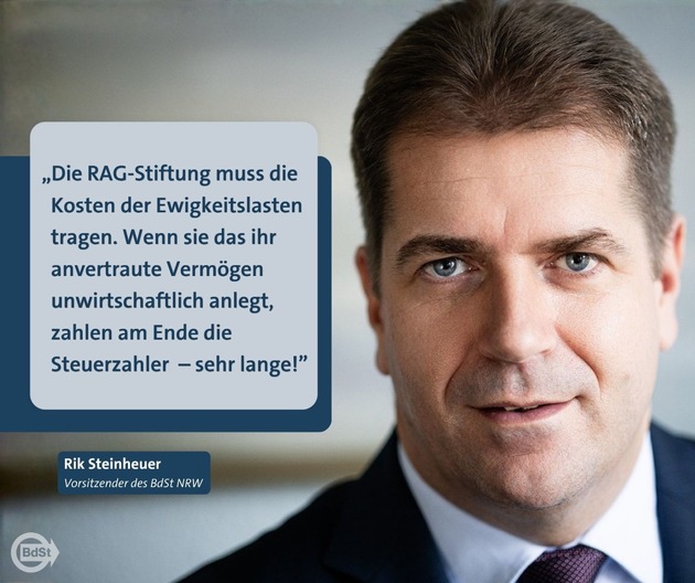 Der BdSt NRW fordert mehr Kontrolle bei der RAG-Stiftung