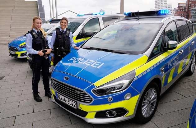 Ford-Werke GmbH: Auch Bundespolizei wählt Ford S-MAX als Streifenwagen