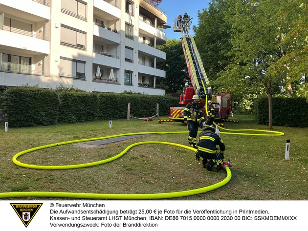 FW-M: Kinderzimmer komplett ausgebrannt (Schwabing-Freimann)
