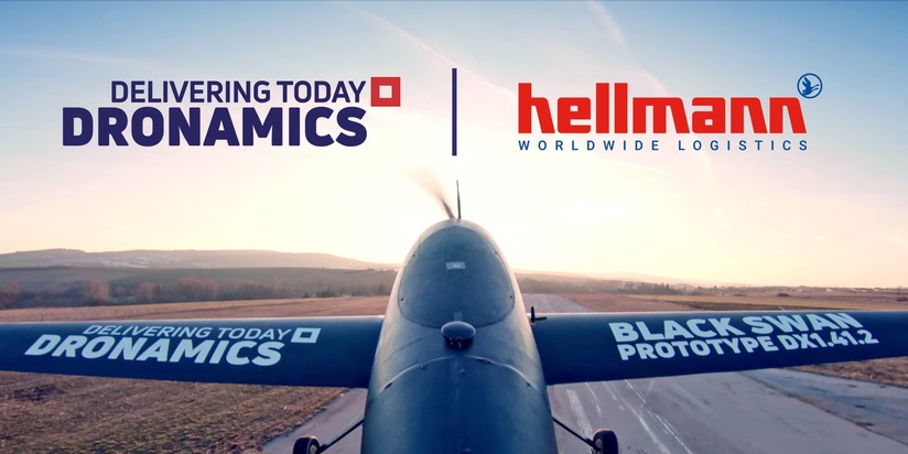 DRONAMICS and Hellmann plan pan-European transport services with cargo drones from 2022