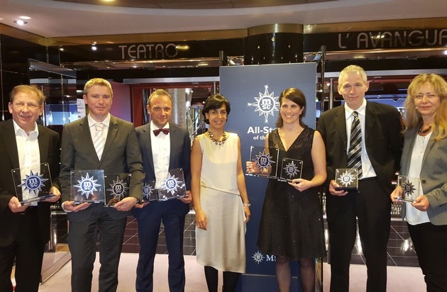 MSC Kreuzfahrten: Berichtigung: "All-Stars of the Sea": MSC Cruises pr&auml;miert seine besten Vertriebspartner / Bei dem Event auf der MSC Fantasia wurden Top-Partner aus &uuml;ber 150 L&auml;ndern ausgezeichnet