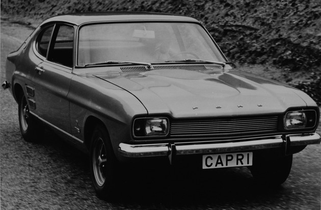 Ford-Werke GmbH: Das halbe Jahrhundert ist voll: Vor 50 Jahren zeigte der Ford Capri, was ein wahrer Volkssportler ist