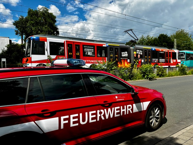 FW-F: Jubiläum: U-Bahn im Feuerwehrdesign