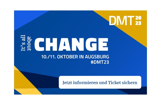 Zeit, sich zu ändern: It’s all about CHANGE auf dem Deutschen Marketing Tag