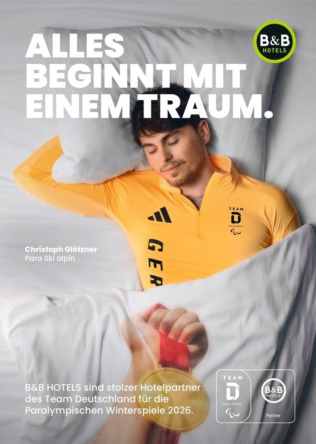 B&amp;B HOTELS werden Hotel Partner von Team Deutschland und Team Deutschland Paralympics