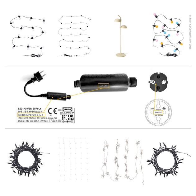 Produktsicherheitsrückruf: IKEA ruft bestimmte LED-Lichterketten und -Lampen für den Außenbereich mit einem nicht konformen Stecker aus den Produktfamilien LEDLJUS, SOMMARLÅNKE, STRÅLA, SVARTRÅ und UTSUND zurück