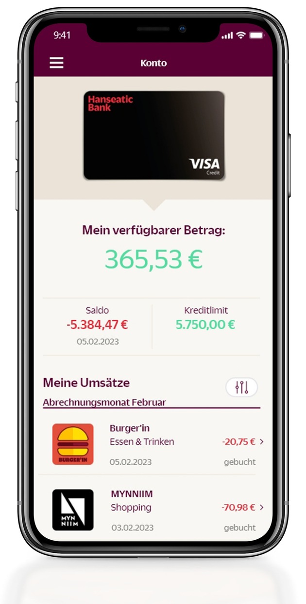 Neue Transparenz-Funktion in Banking-App