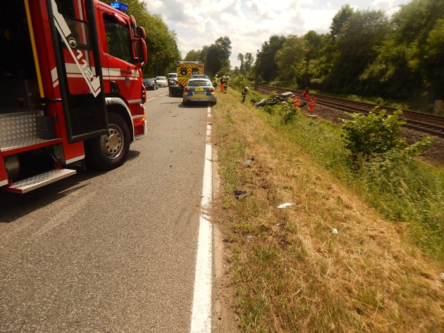 POL-PDNR: Verkehrsunfall auf der B 42 in Höhe Rheinbreitbach