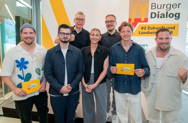 McDonald's Deutschland: Traktor trifft TikTok: Der zweite "Burger Dialog" von McDonald's Deutschland setzt neue Impulse für die Zukunft der heimischen Landwirtschaft