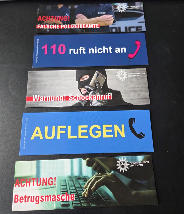 POL-LER: Pressemitteilung der Polizeiinspektion Leer/Emden für den 19.11.2025 zum Thema Telefonbetrug und der CESA Kampagne &quot;Tatort Telefon&quot;.