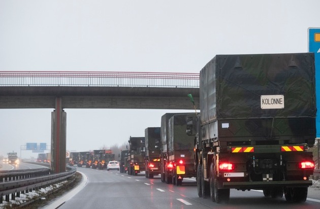 Konvois litauischer Streitkräfte auf Straßen von Bayern nach Schleswig-Holstein erwartet