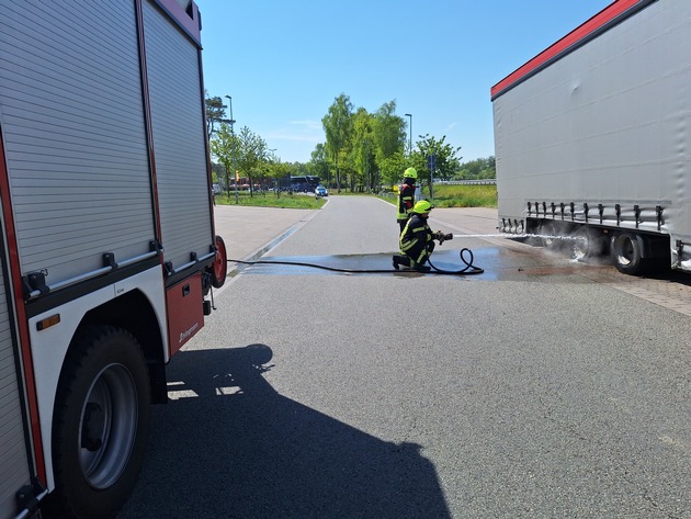 FW-ROW: Überhitzte Bremse löst Feuerwehreinsatz aus