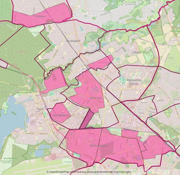 Glasfaser für Berlin Pankow, Tempelhof und Wittenau buchbar
