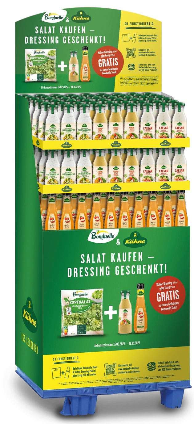 Perfect Match am POS: Bonduelle und K&uuml;hne starten kategorie&uuml;bergreifende Cashback-Aktion