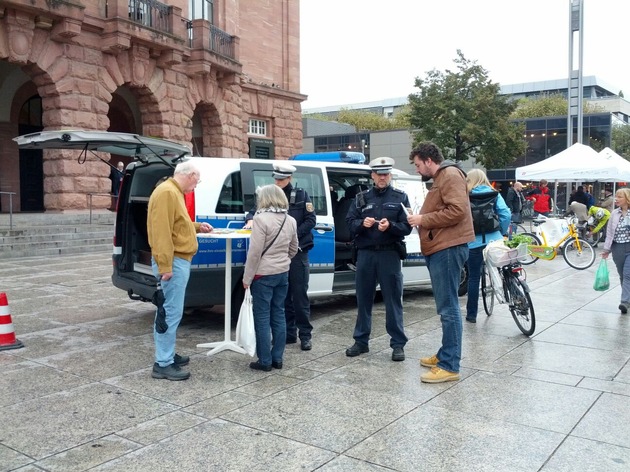 POL-PPMZ: Die Polizei Mainz und der ADFC - auch im zehnten Jahr ein starkes Team!