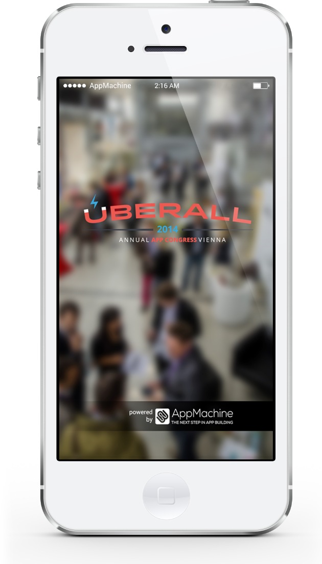 ÜBERALL App Congress in Wien erstmals mit eigener Konferenz-App / ÜBERALL und AppMachine stellen gemeinsam App für #UEBERALLat bereit