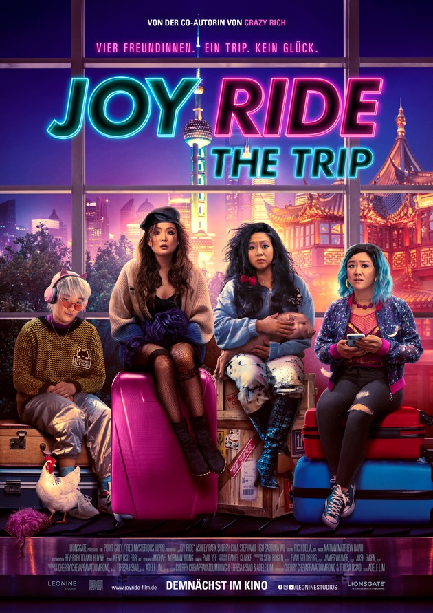 Die abgefahrenste Komödie dieses Sommers! / JOY RIDE - THE TRIP / Ab 31. August 2023 im Kino im Verleih von LEONINE Studios.