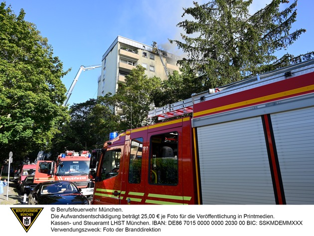 FW-M: Hochhaus in Flammen (Forstenried)