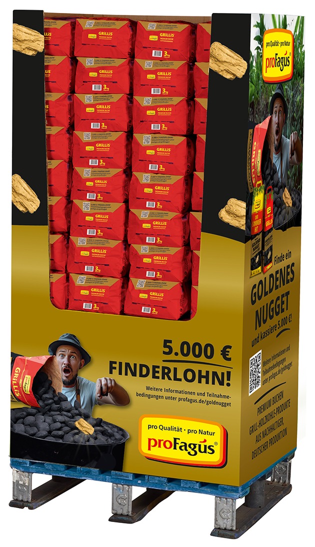 Goldrausch im Grillregal: Mit proFagus® zum Sommer-Glück