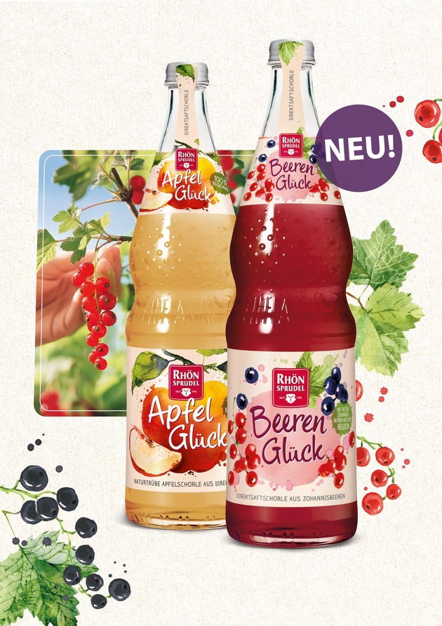 Presseinformation: Neuprodukt RhönSprudel BeerenGlück