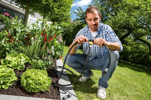 Pressemitteilung: Versorgung von Balkonpflanzen und Beeten während der Urlaubszeit