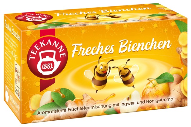 Pressemitteilung: Neu von TEEKANNE: Freches Bienchen – der fruchtig-scharfe Teegenuss