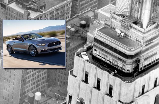 Ford-Werke GmbH: 50 Jahre Ford Mustang: Spektakuläre Geburtstagsfeier in 320 Metern Höhe auf dem Empire State Building in New York