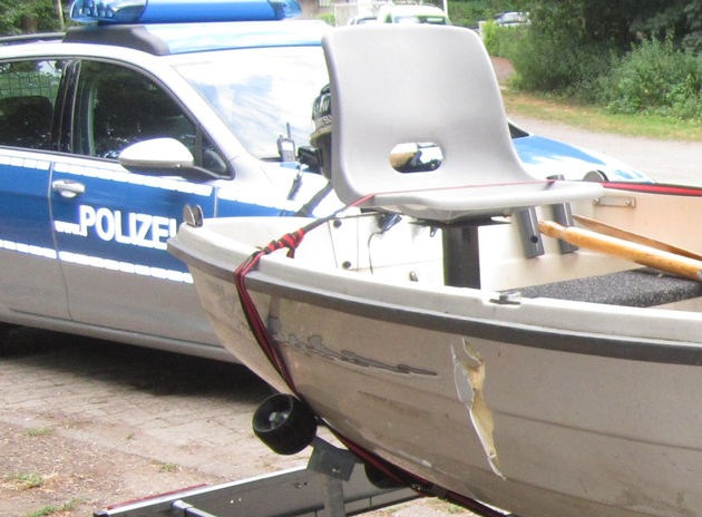 WSPA-RP: Aufgespießt: Ruderboot rammt Angelkahn