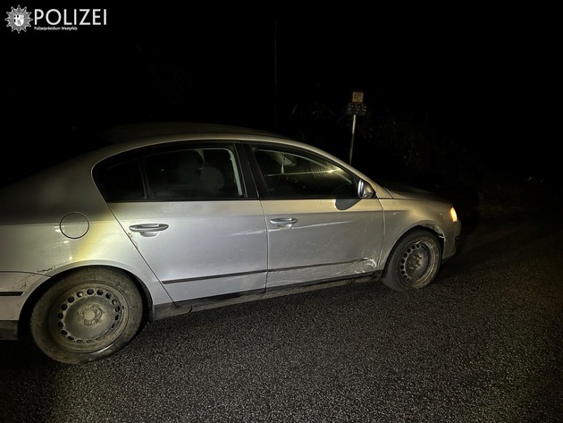 POL-PPWP: Besch&auml;digtes Fahrzeug wirft R&auml;tsel auf