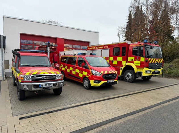 FW Mettmann: Einweihung des neuen Feuerwehrgerätehauses in Obschwarzbach