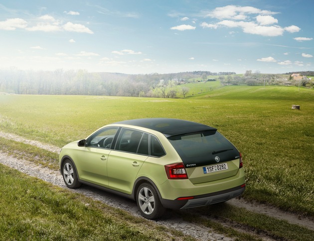 Der neue SKODA Rapid Spaceback ScoutLine: junger Kompakter im Abenteuer-Look (FOTO)