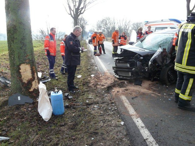 POL-WL: Bahlburg - Schwerer Verkehrsunfall